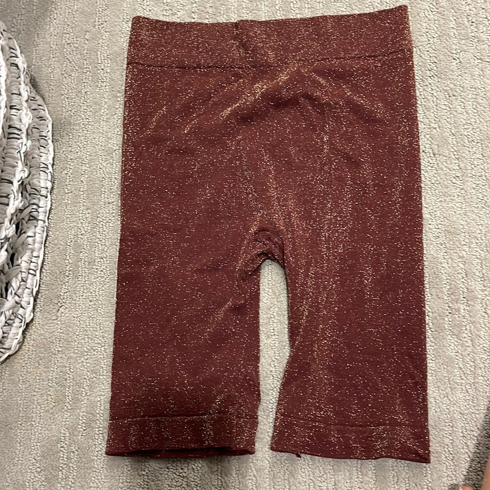 Sparkly biker shorts from free people